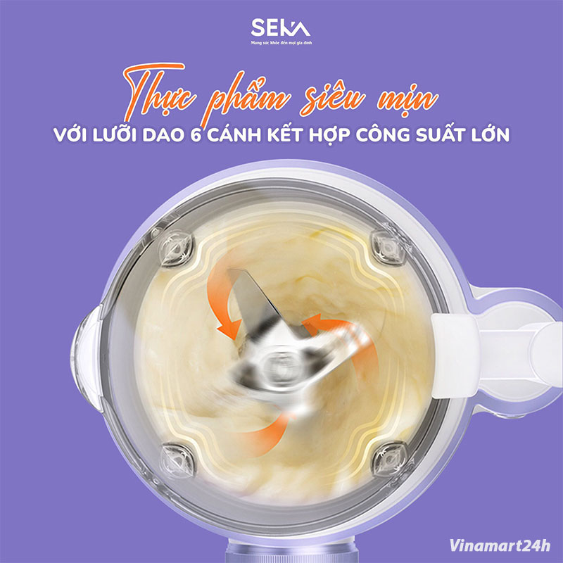 Máy Làm Sữa Hạt Đa Năng SEKA E300 Chính Hãng