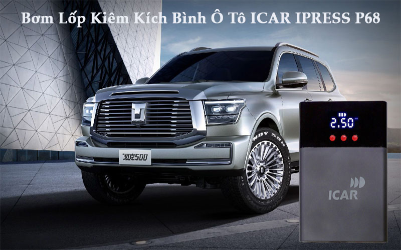 Bơm Lốp Kiêm Kích Bình ICAR P68 Đa Năng