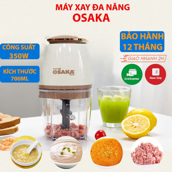 Máy xay đa năng xay thịt cá xay sinh tố osaka nắp đồng siêu bền | Shopee Việt Nam