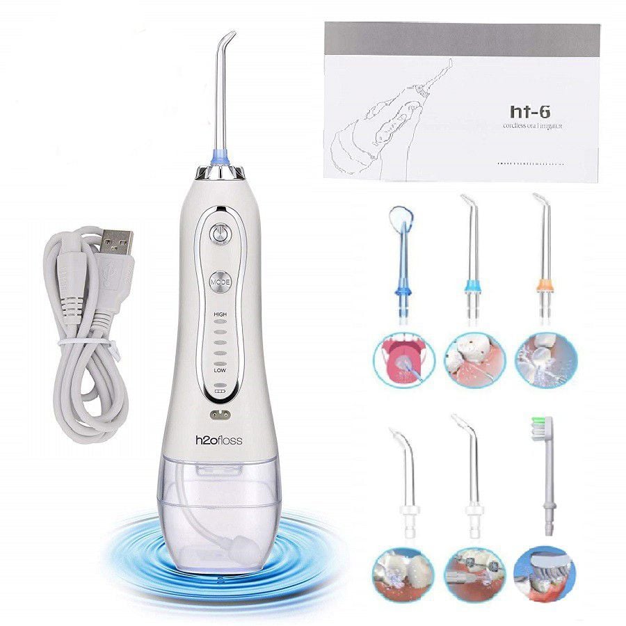 Máy Tăm nước cầm tay H2OFLOSS HF6 vệ sinh răng miệng – TIẾN THÀNH BEAUTY