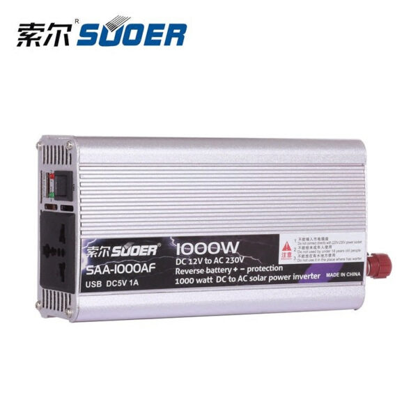 Bộ Kích Điện Inverter Suoer 12V 1000W Sóng Sin Cao Cấp